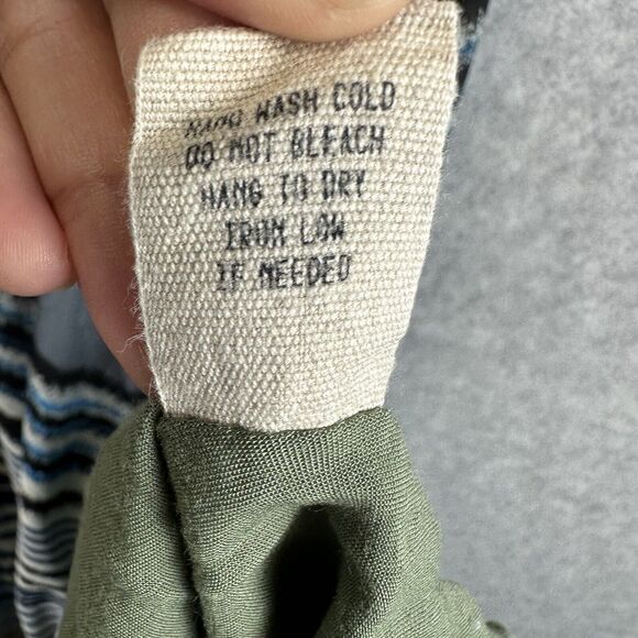 Moon River Anthropologie Boho Hanky Hem Hippie Handkerchief Dress Beach Size M - Picture 9 of 10